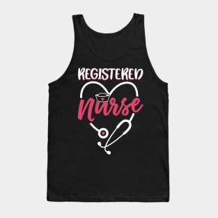 RN Registered Nurse Nurses Week Nursing School Graduation Tank Top